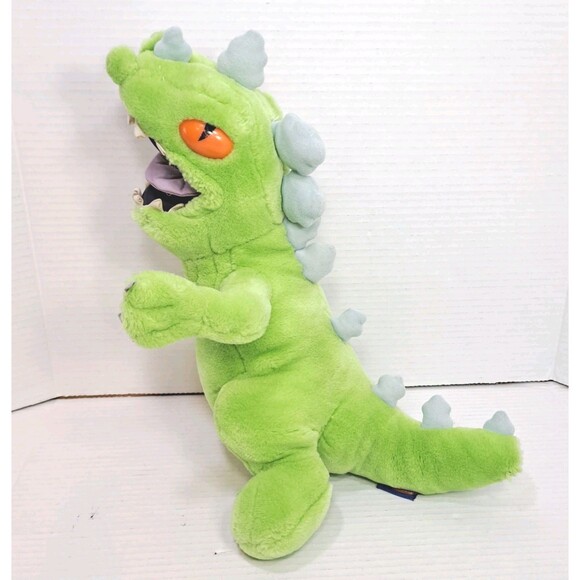 RUGRATS Vtg 1997 Viacom Reptar Stuffed Plush Doll 14" Nickelodeon Plushie Toy - Picture 2 of 5